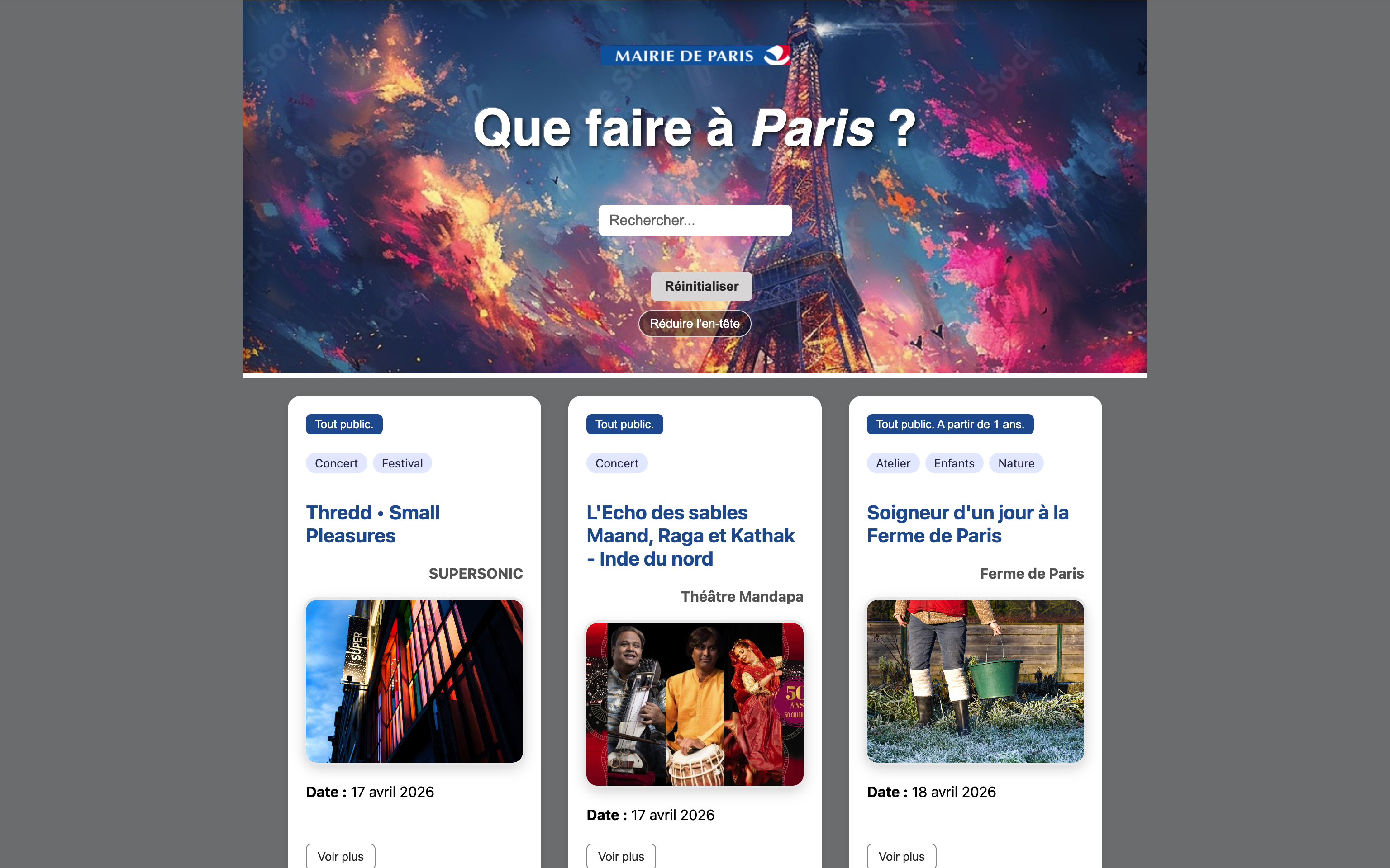 Que faire à Paris ?